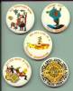 Yellow Submarine Button Set