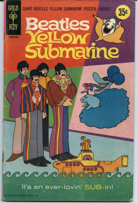 The Beatles Yellow Submarine (movie comic), published by Gold Key / Western 
